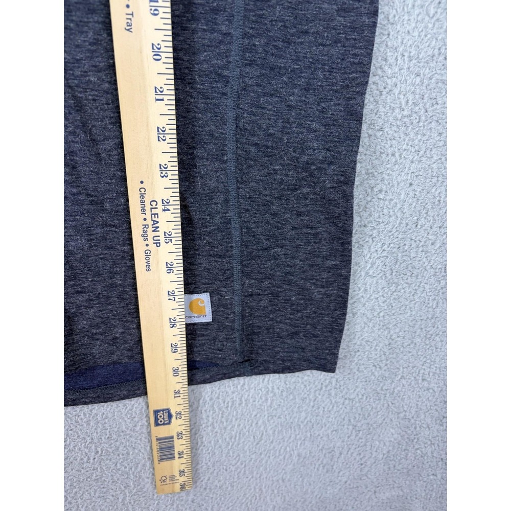 Carhartt Force Shirt Mens XLT Blue Heather Long Sleeve Thermal Workwear Mens - Picture 6 of 10